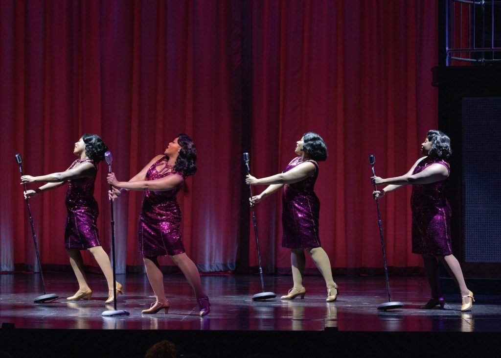 Natural Woman, Timeless Story: “Beautiful” Brings Carole King's Legacy to Life 5 Tyler Symone Kianna Kelly Futch Hannah Camille Hall Elexis Morton Credit BW Productions