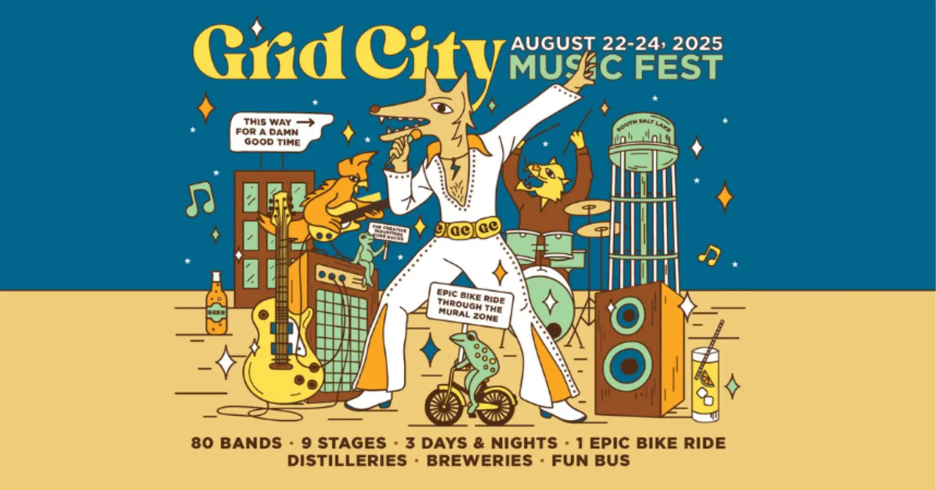 Grid City Music Festival Returns with 80+ Bands, 75 Murals, and Three Days of Free Performances 1 Grid City Music Festival Returns with 80+ Bands, 75 Murals, and Three Days of Free Performances