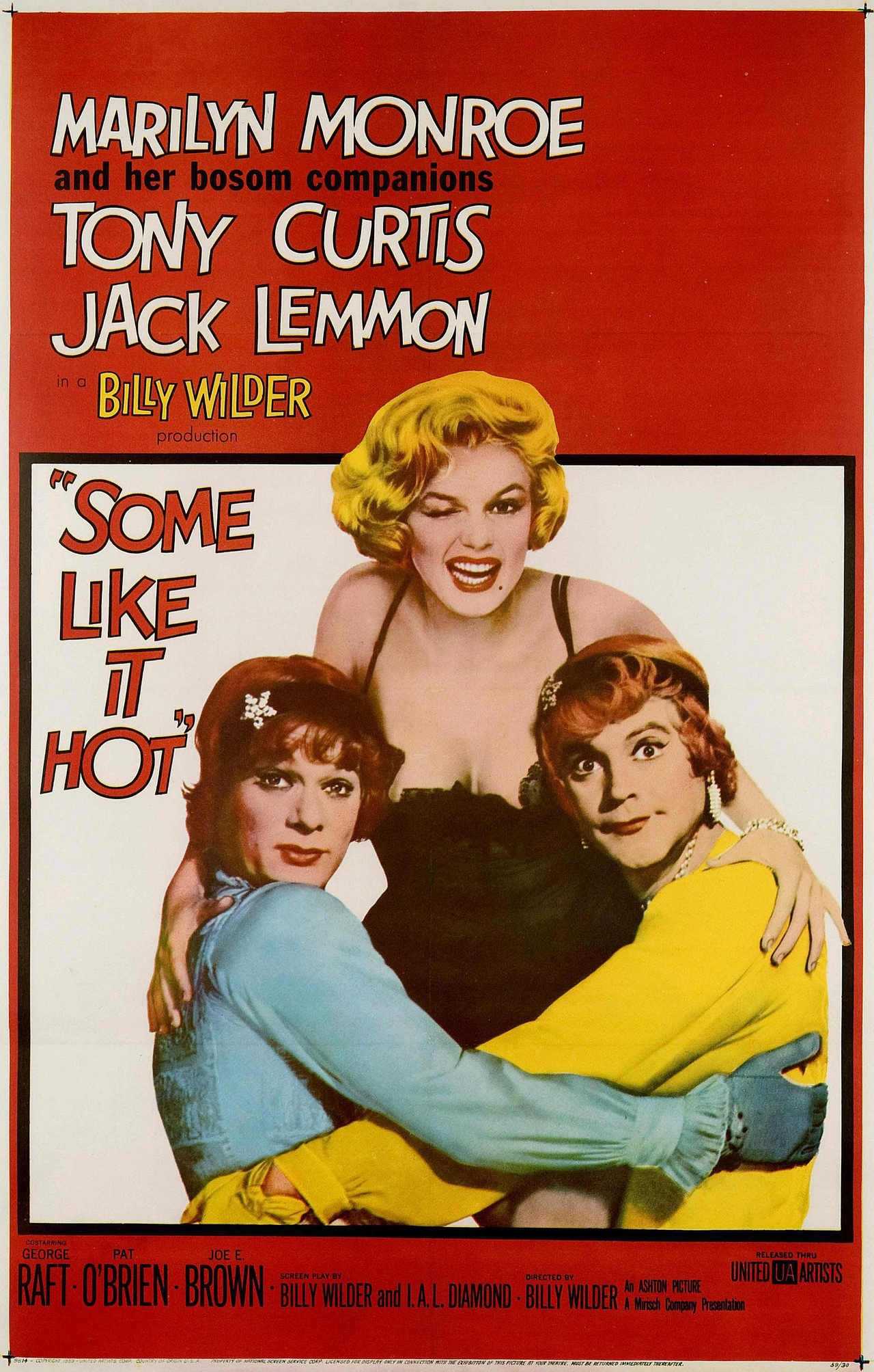 some like it hot (1959 poster)