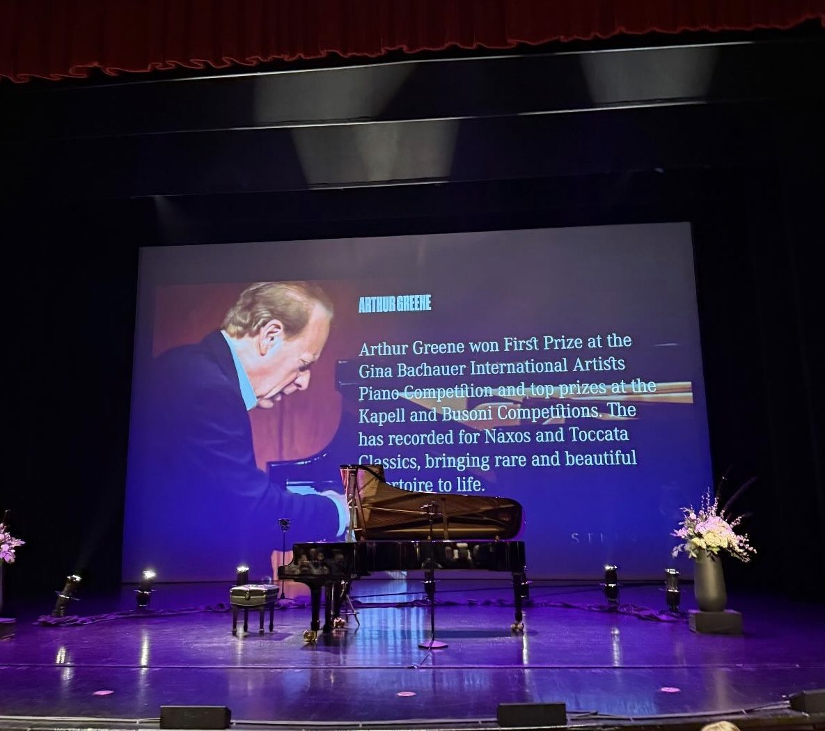 Inhabiting the Inner Space: Arthur Greene and the Passage from Pain to Triumph at the Gina Bachauer International Piano Foundation